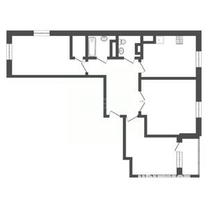 3-к квартира, вторичка, 88м2, 3/14 этаж