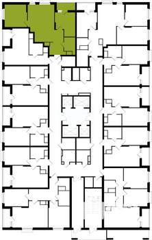 2-к квартира, вторичка, 63м2, 13/25 этаж