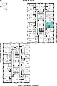 Студия квартира, вторичка, 28м2, 6/25 этаж