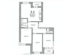 3-к квартира, вторичка, 93м2, 11/12 этаж