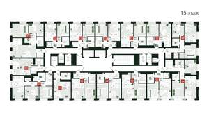 1-к квартира, вторичка, 35м2, 15/19 этаж
