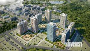 1-к квартира, строящийся дом, 40м2, 25/25 этаж