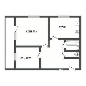 2-к квартира, вторичка, 50м2, 7/12 этаж