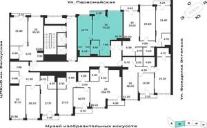 1-к квартира, вторичка, 73м2, 4/9 этаж