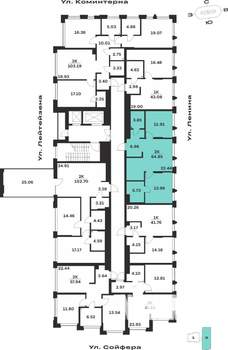 2-к квартира, вторичка, 65м2, 4/10 этаж