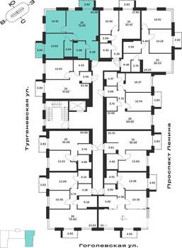2-к квартира, вторичка, 72м2, 3/7 этаж