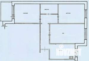 3-к квартира, вторичка, 64м2, 8/9 этаж