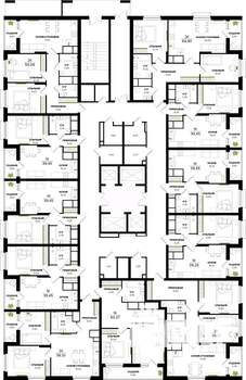 1-к квартира, вторичка, 39м2, 7/25 этаж