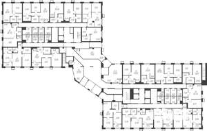 2-к квартира, вторичка, 57м2, 1/25 этаж