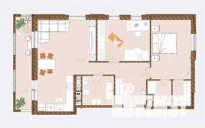 3-к квартира, вторичка, 94м2, 6/7 этаж