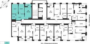2-к квартира, вторичка, 60м2, 2/15 этаж