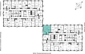 2-к квартира, вторичка, 47м2, 4/25 этаж