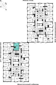 Студия квартира, строящийся дом, 26м2, 13/25 этаж