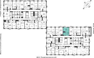 Студия квартира, вторичка, 28м2, 2/25 этаж