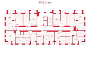 2-к квартира, вторичка, 66м2, 14/16 этаж