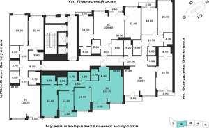 3-к квартира, вторичка, 133м2, 9/9 этаж