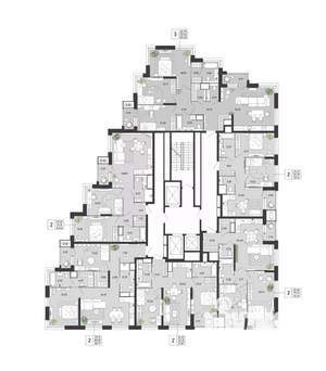 2-к квартира, вторичка, 89м2, 12/21 этаж