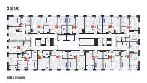 1-к квартира, вторичка, 42м2, 3/19 этаж