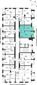 1-к квартира, вторичка, 47м2, 2/16 этаж