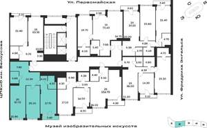 2-к квартира, вторичка, 98м2, 6/9 этаж