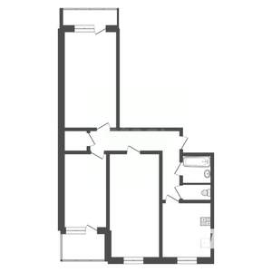 3-к квартира, вторичка, 90м2, 1/5 этаж