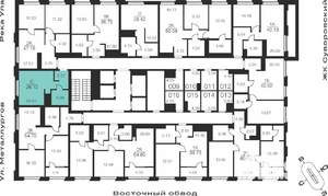Студия квартира, вторичка, 26м2, 2/25 этаж