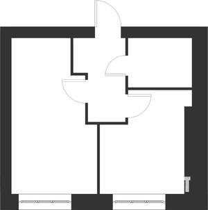 1-к квартира, строящийся дом, 31м2, 5/5 этаж