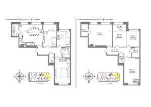 3-к квартира, вторичка, 87м2, 6/9 этаж