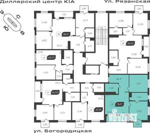 2-к квартира, вторичка, 78м2, 3/4 этаж