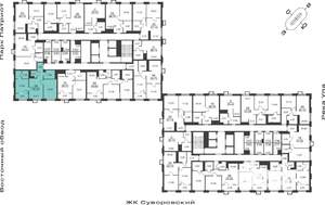 2-к квартира, вторичка, 61м2, 5/25 этаж