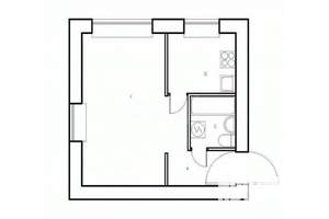1-к квартира, вторичка, 32м2, 2/5 этаж