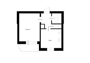 1-к квартира, вторичка, 36м2, 1/3 этаж