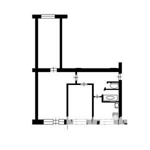 3-к квартира, вторичка, 42м2, 5/5 этаж