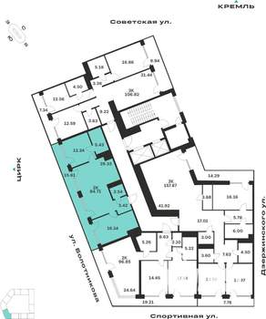2-к квартира, вторичка, 85м2, 10/10 этаж