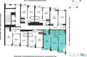 2-к квартира, вторичка, 90м2, 8/9 этаж