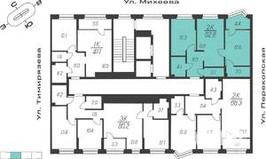 2-к квартира, вторичка, 63м2, 3/24 этаж