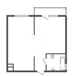 1-к квартира, вторичка, 31м2, 3/3 этаж