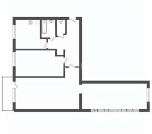 3-к квартира, вторичка, 59м2, 4/5 этаж