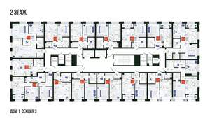 1-к квартира, вторичка, 36м2, 2/19 этаж