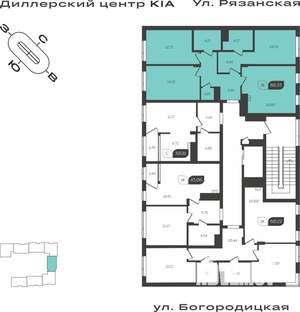3-к квартира, вторичка, 80м2, 4/4 этаж