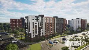 1-к квартира, строящийся дом, 42м2, 3/9 этаж