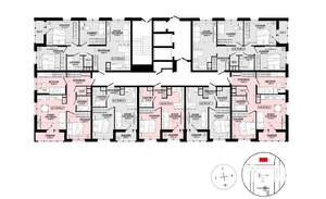 3-к квартира, строящийся дом, 77м2, 6/25 этаж