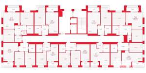 2-к квартира, вторичка, 64м2, 3/13 этаж