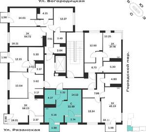 Студия квартира, вторичка, 33м2, 4/4 этаж