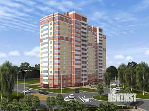 3-к квартира, строящийся дом, 75м2, 3/14 этаж