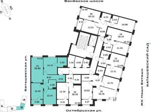 3-к квартира, вторичка, 83м2, 4/15 этаж