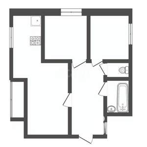 2-к квартира, вторичка, 54м2, 12/14 этаж