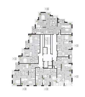 2-к квартира, вторичка, 59м2, 13/21 этаж