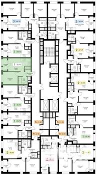 1-к квартира, вторичка, 34м2, 18/25 этаж