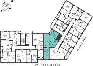 2-к квартира, вторичка, 84м2, 7/14 этаж